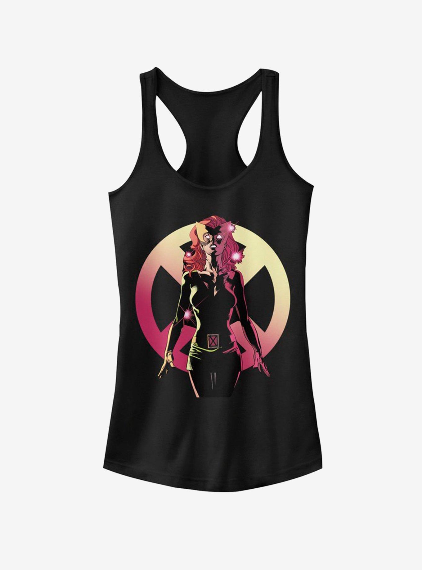 Marvel X-Men Dark Phoenix Enemy Mind Girls Tank Top, BLACK, hi-res