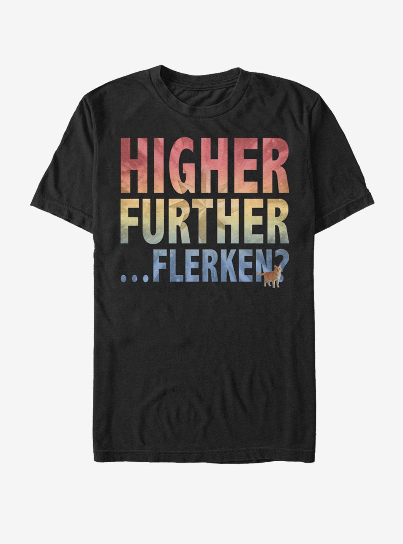 Marvel Captain Marvel Higher Further Flerken T-Shirt, , hi-res