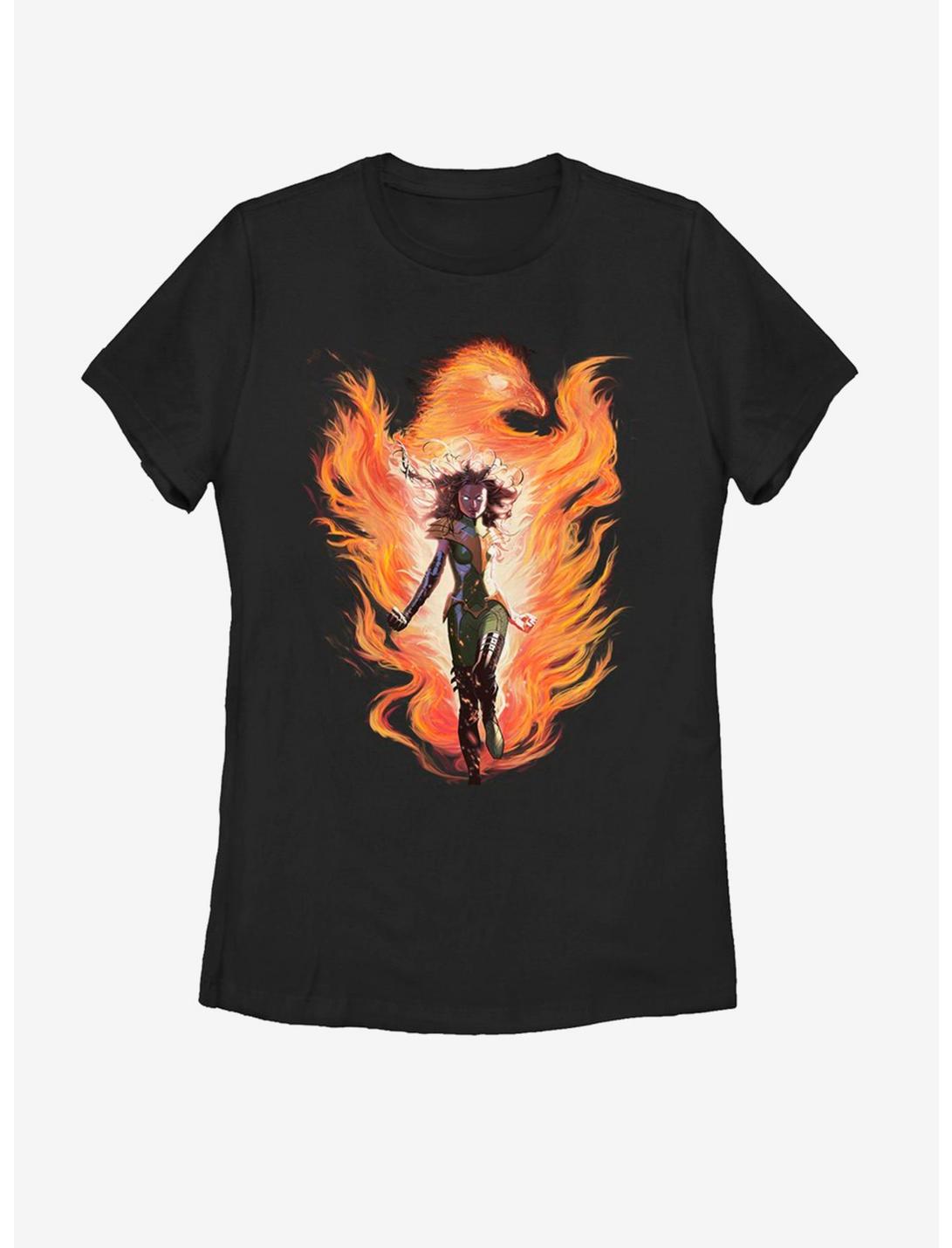 Marvel X-Men Dark Phoenix The Phoenix Womens T-Shirt, BLACK, hi-res
