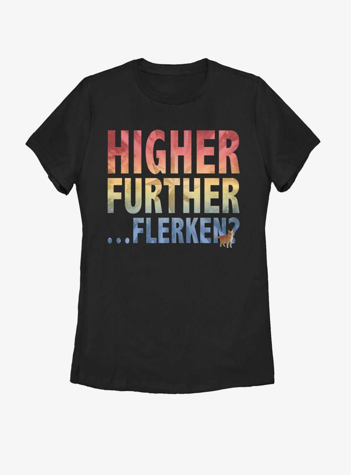 Marvel Captain Marvel Higher Further Flerken Womens T-Shirt, , hi-res
