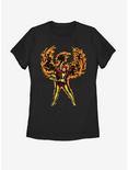 Marvel X-Men Dark Phoenix Phoenix Rises Womens T-Shirt, BLACK, hi-res