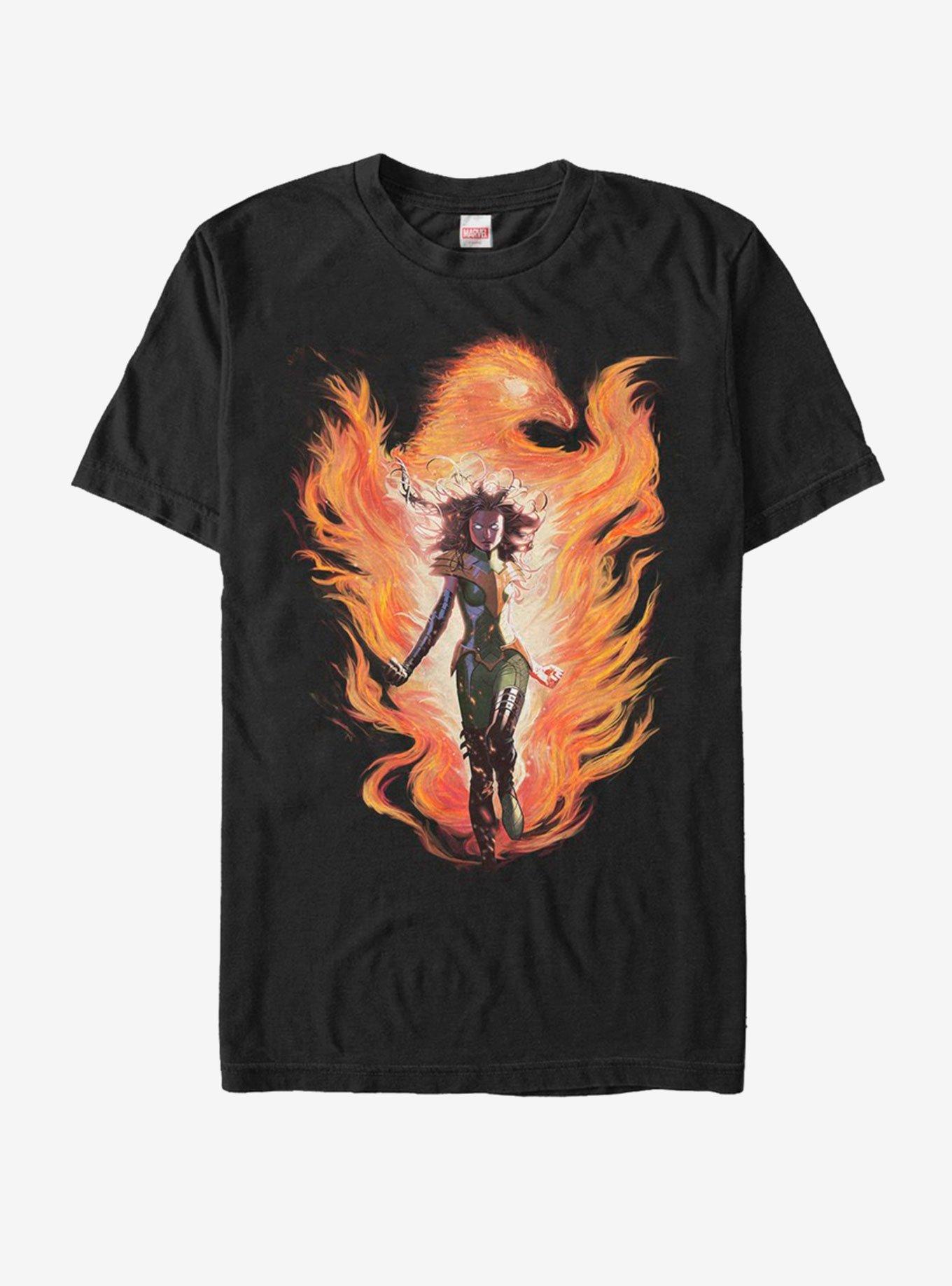 Marvel X-Men Dark Phoenix The Phoenix T-Shirt, BLACK, hi-res
