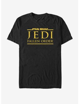 Star Wars Jedi Fallen Order Logo Yellow Ink T-Shirt, , hi-res