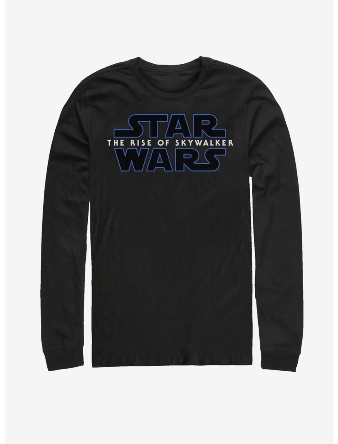 Star Wars Episode IX The Rise Of Skywalker Logo Long-Sleeve T-Shirt, BLACK, hi-res