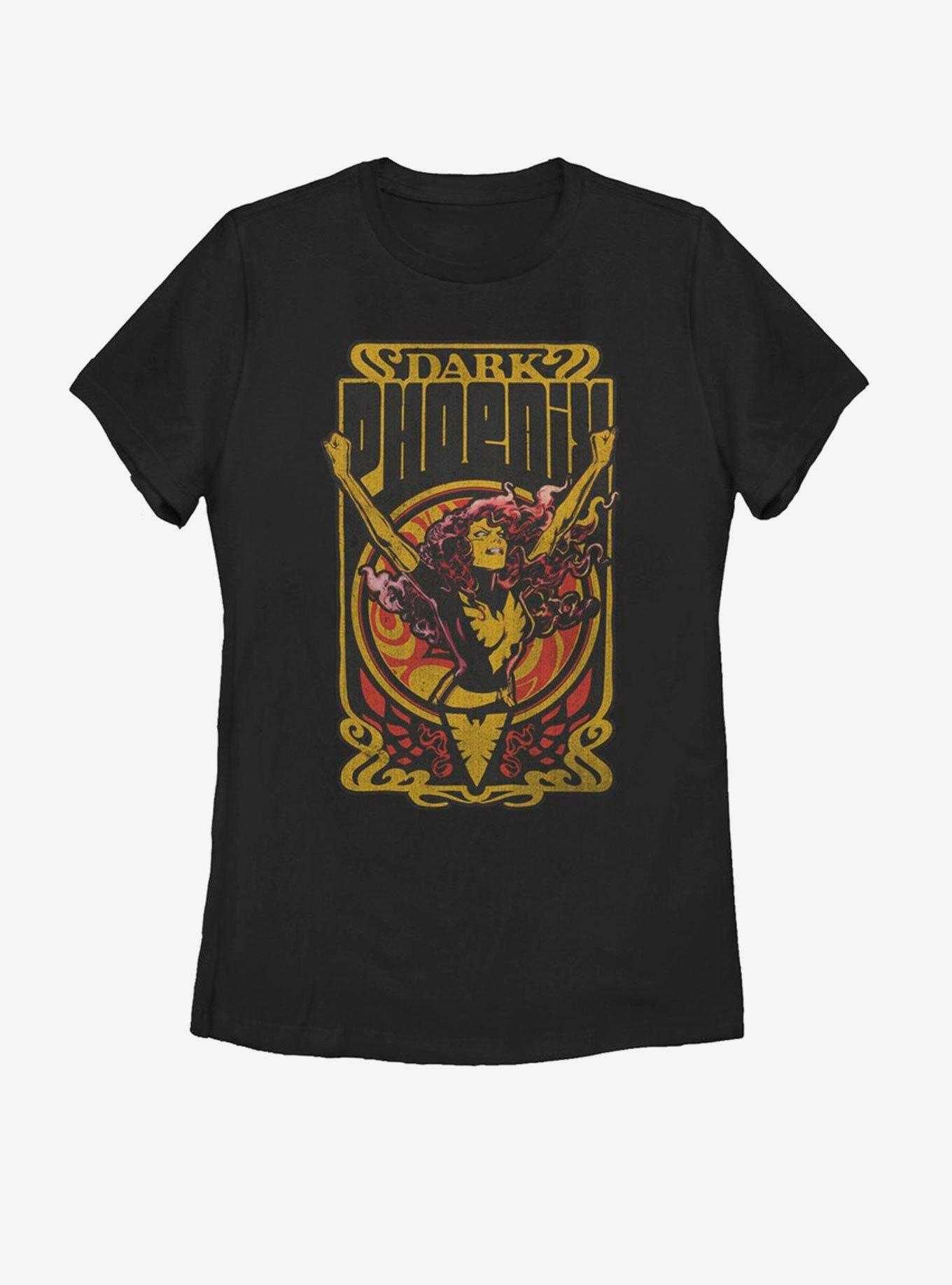 Marvel X-Men Dark Phoenix Dark Phoenix Fire Womens T-Shirt, , hi-res