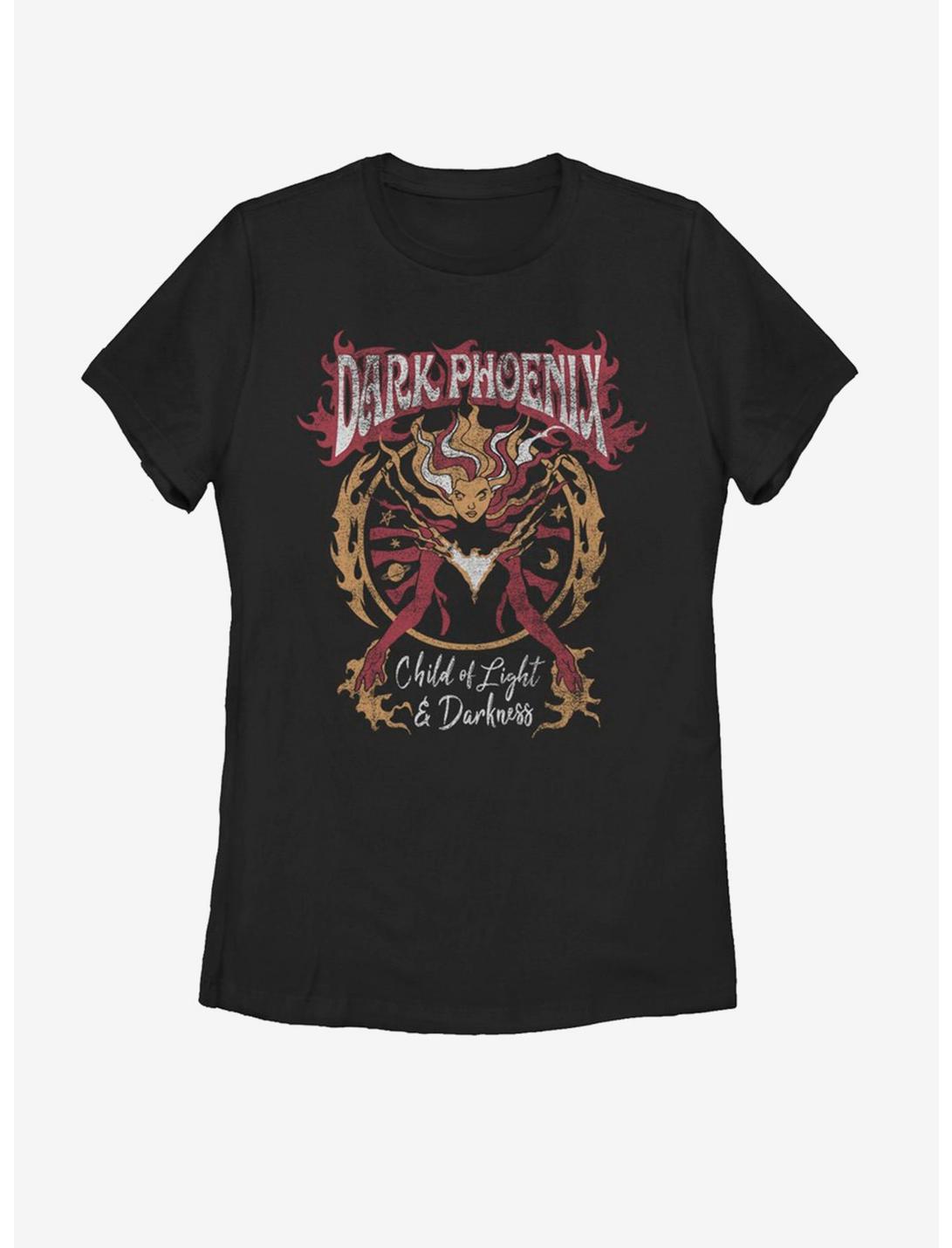 Marvel X-Men Dark Phoenix Phoenix Rising Womens T-Shirt, BLACK, hi-res