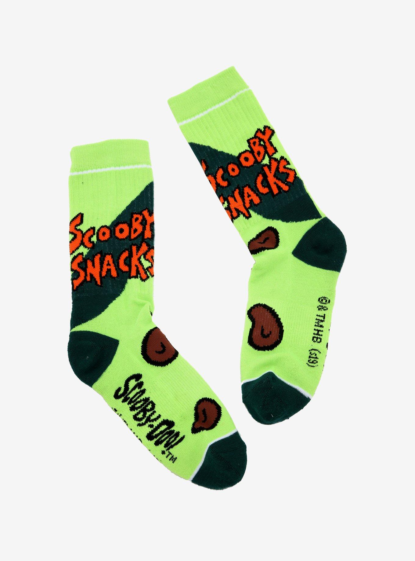 Scooby-Doo Scooby Snacks Crew Socks - BoxLunch Exclusive, , hi-res