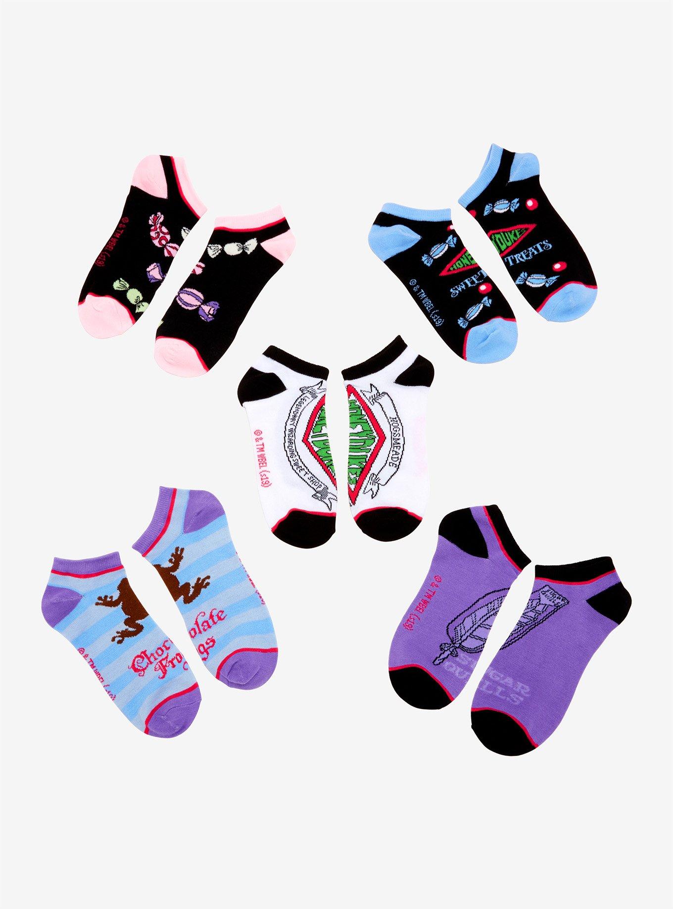 Harry Potter Honeydukes No-Show Sock 5 Pair, , hi-res