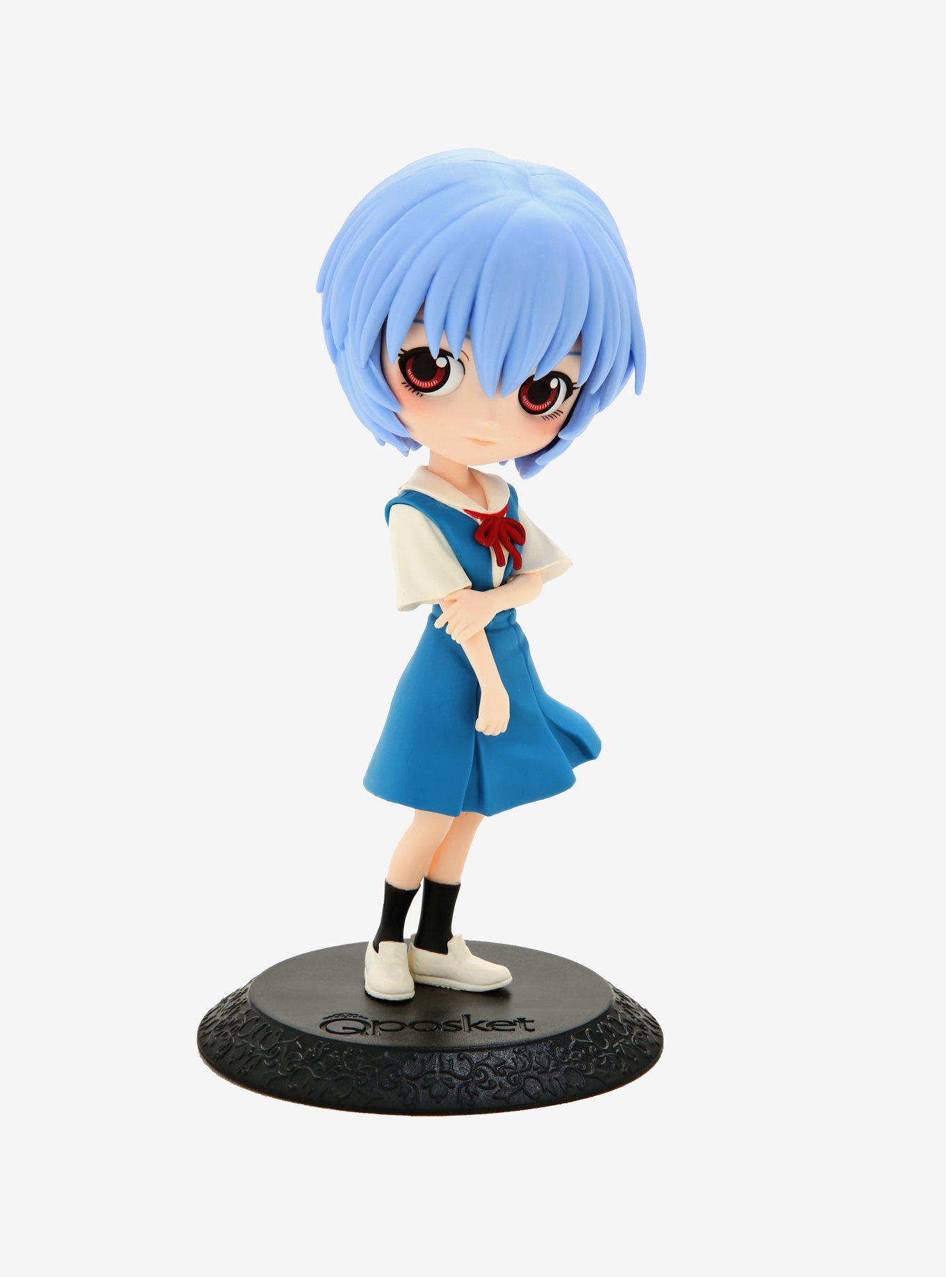 Banpresto Neon Genesis Evangelion Q Posket Rei Ayanami (Ver.A) Collectible Figure, , hi-res