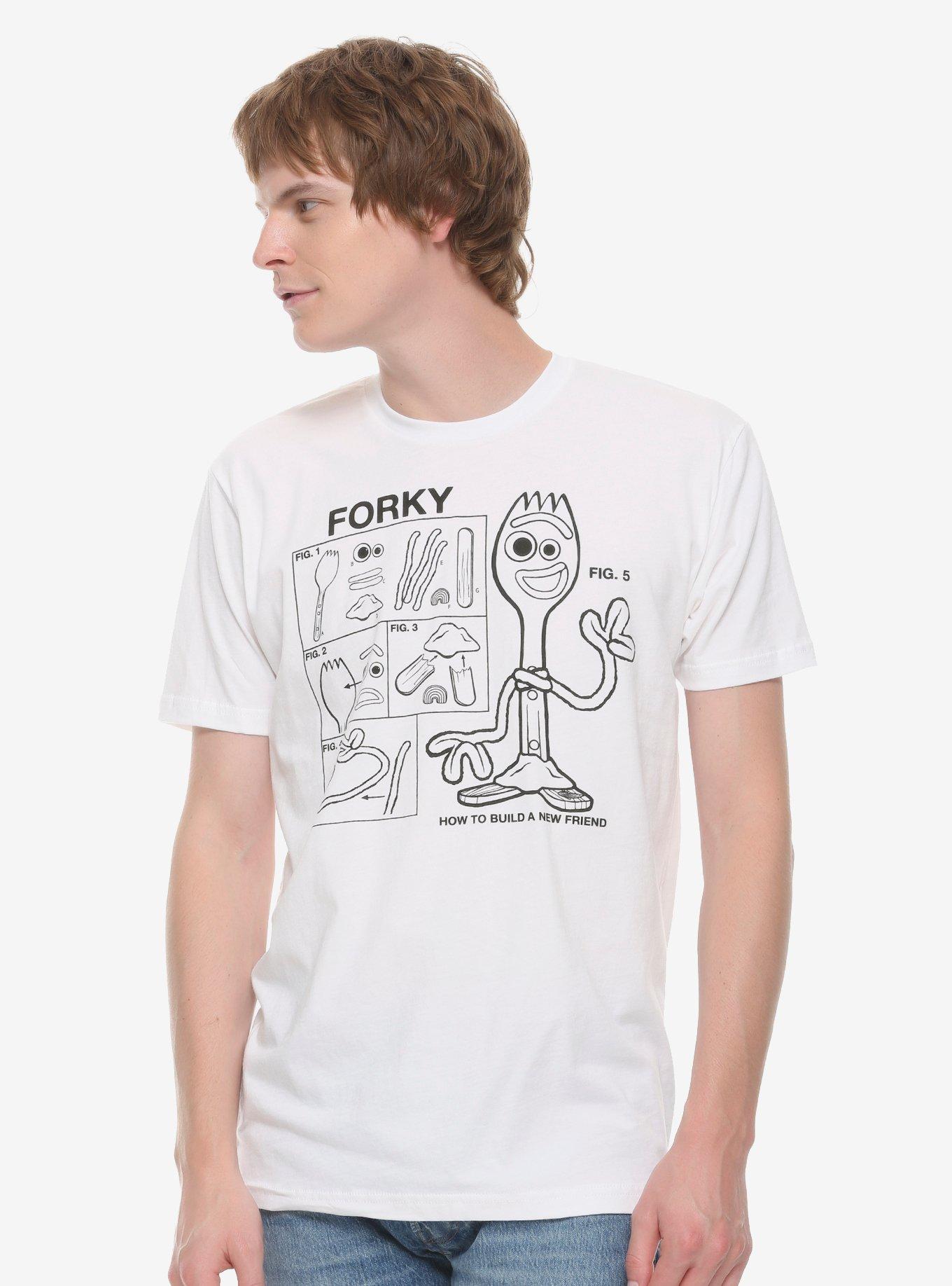 Disney Pixar Toy Story 4 Forky Build a Friend T-Shirt | BoxLunch