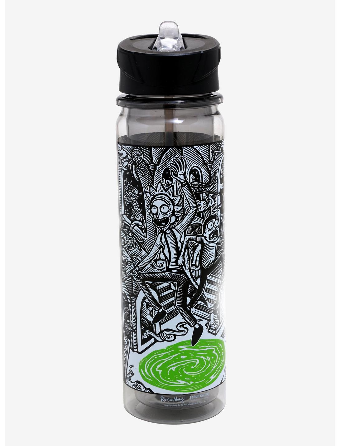 Rick And Morty Water Bottle, , hi-res