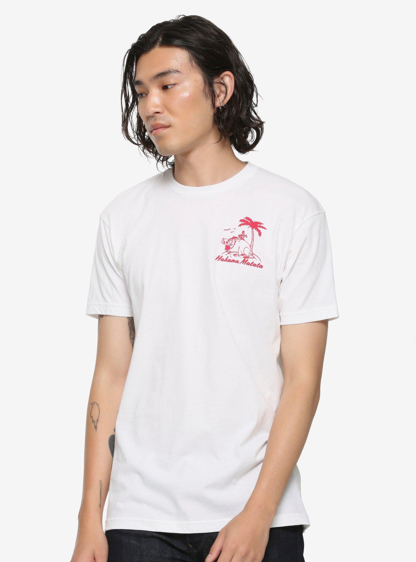 Disney The Lion King Timon & Pumbaa Hakuna Matata T-Shirt - BoxLunch Exclusive, WHITE, hi-res