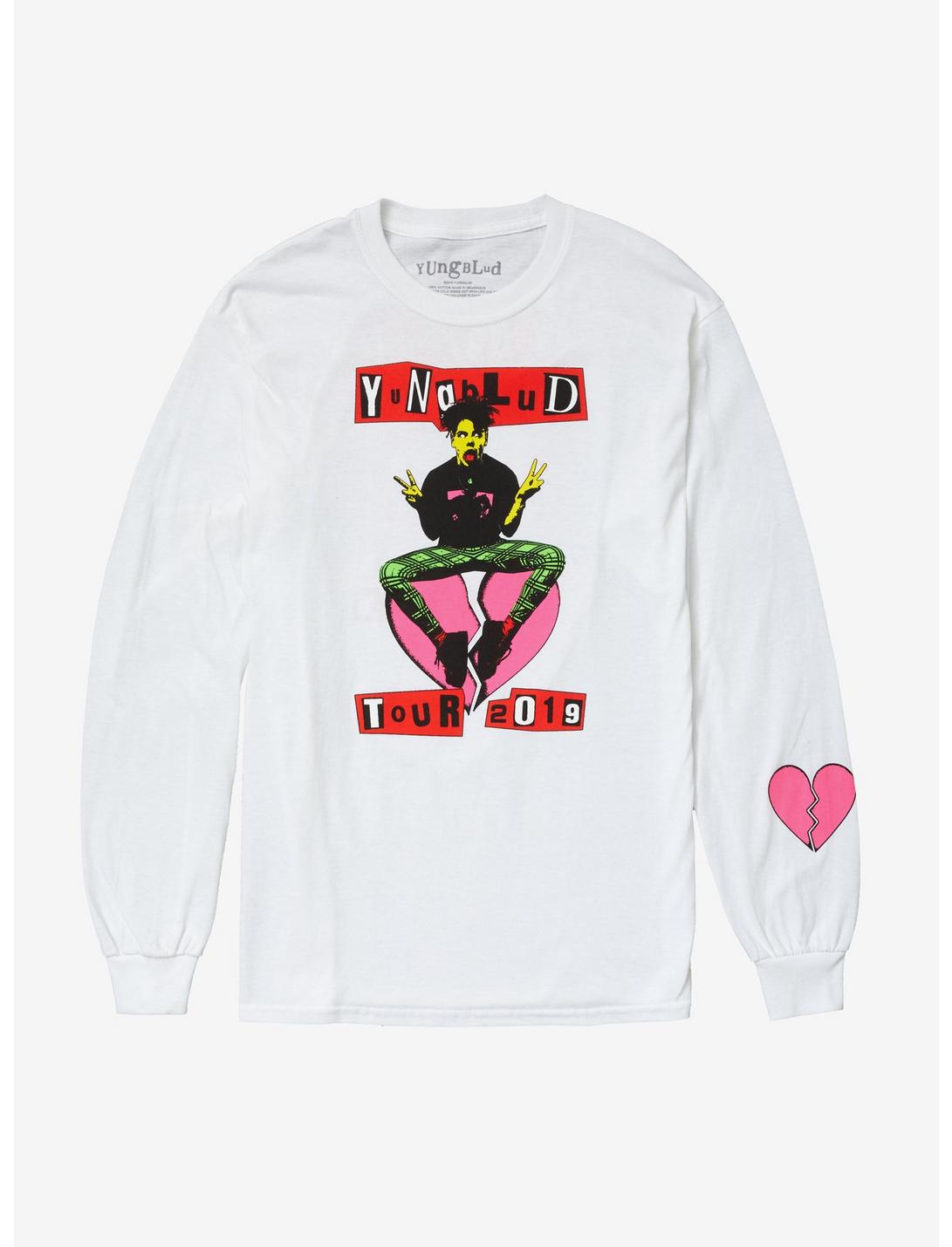 Yungblud Tour 2019 Long-Sleeve T-Shirt, WHITE, hi-res