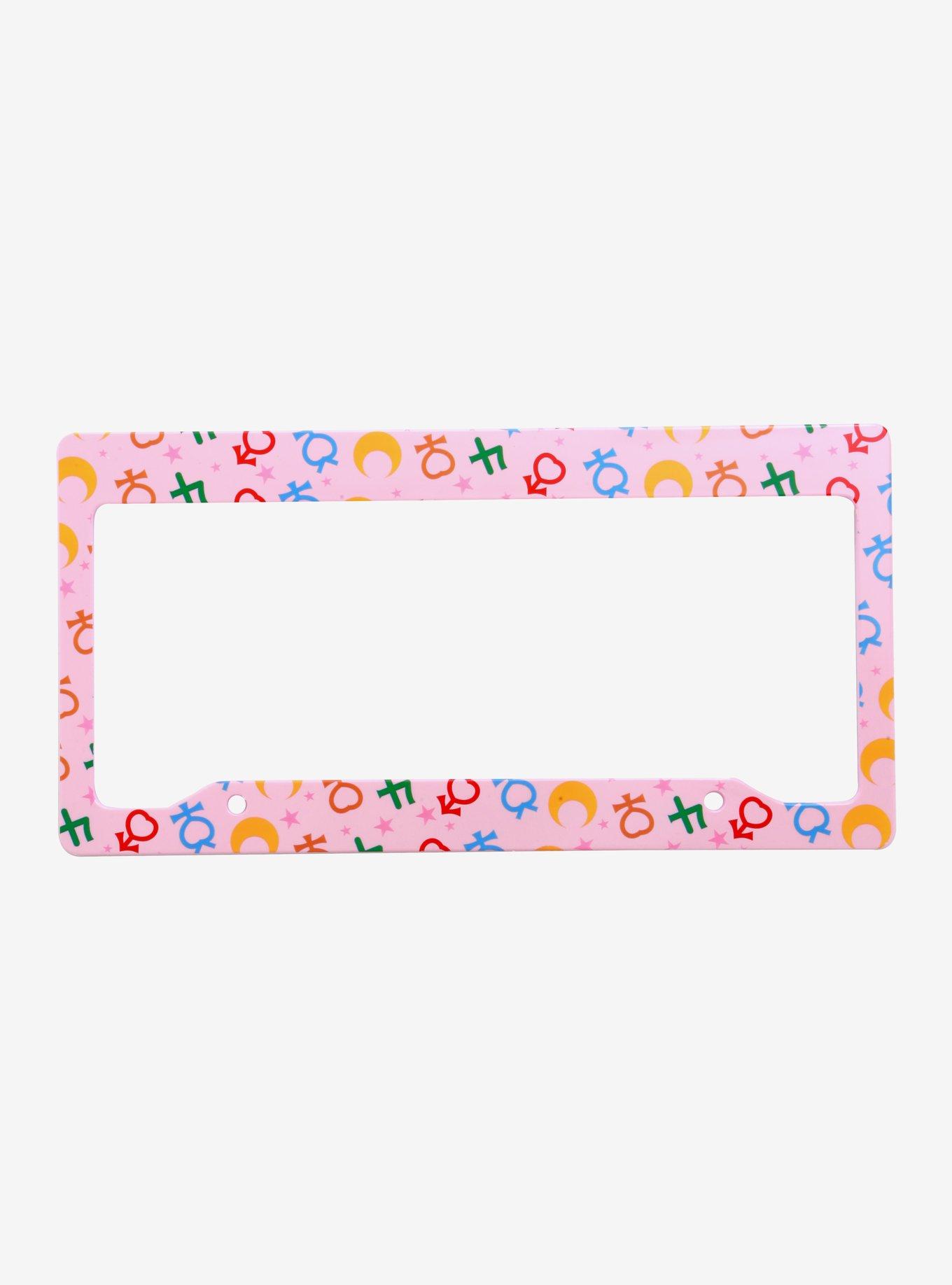 Sailor Moon Sailor Guardian Symbols License Plate Frame, , hi-res