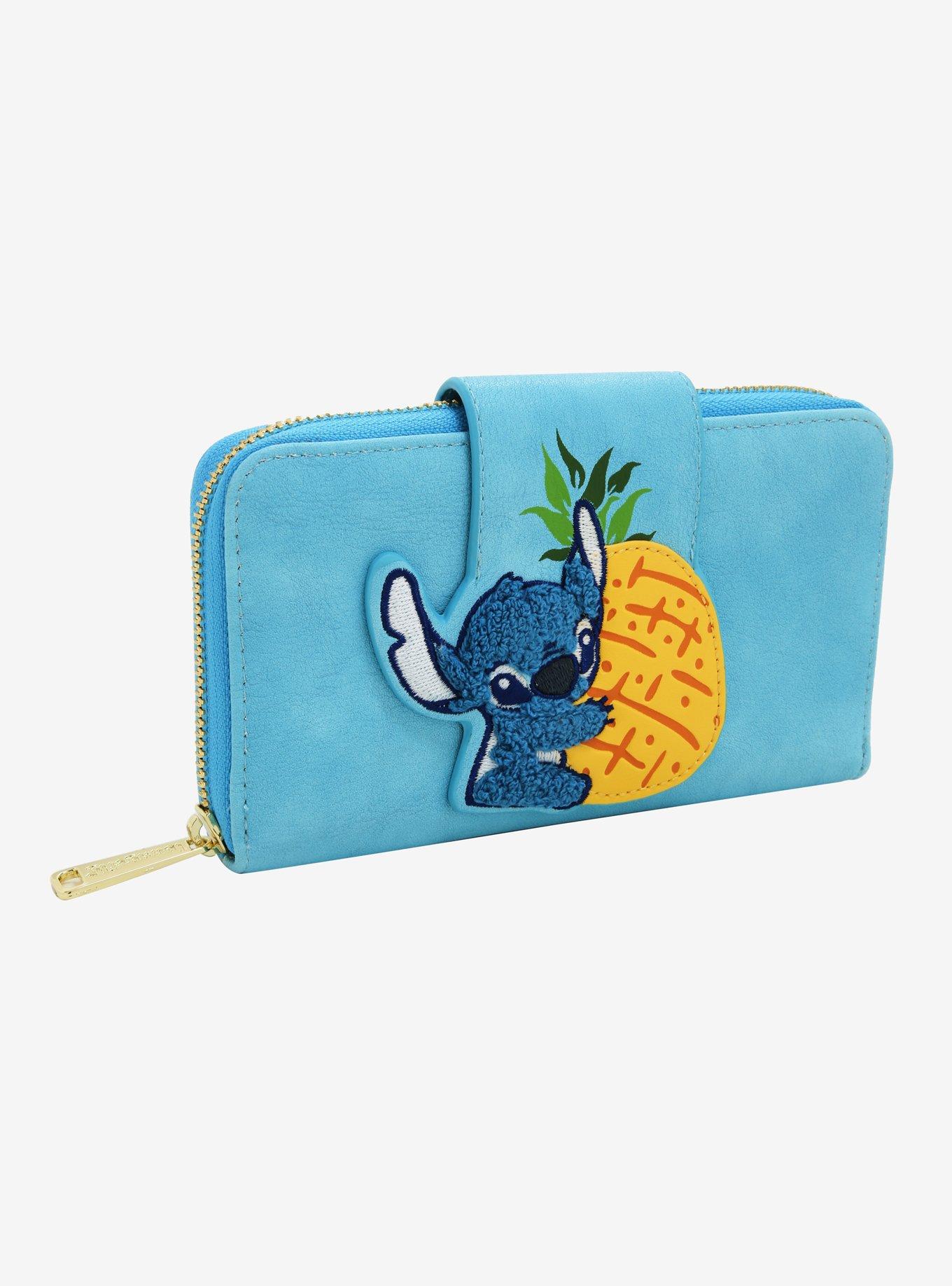 Loungefly Disney Lilo & Stitch Pineapple Stitch Zipper Wallet, , hi-res