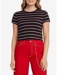 Dickies Striped Girls Crop T-Shirt, MULTI, hi-res