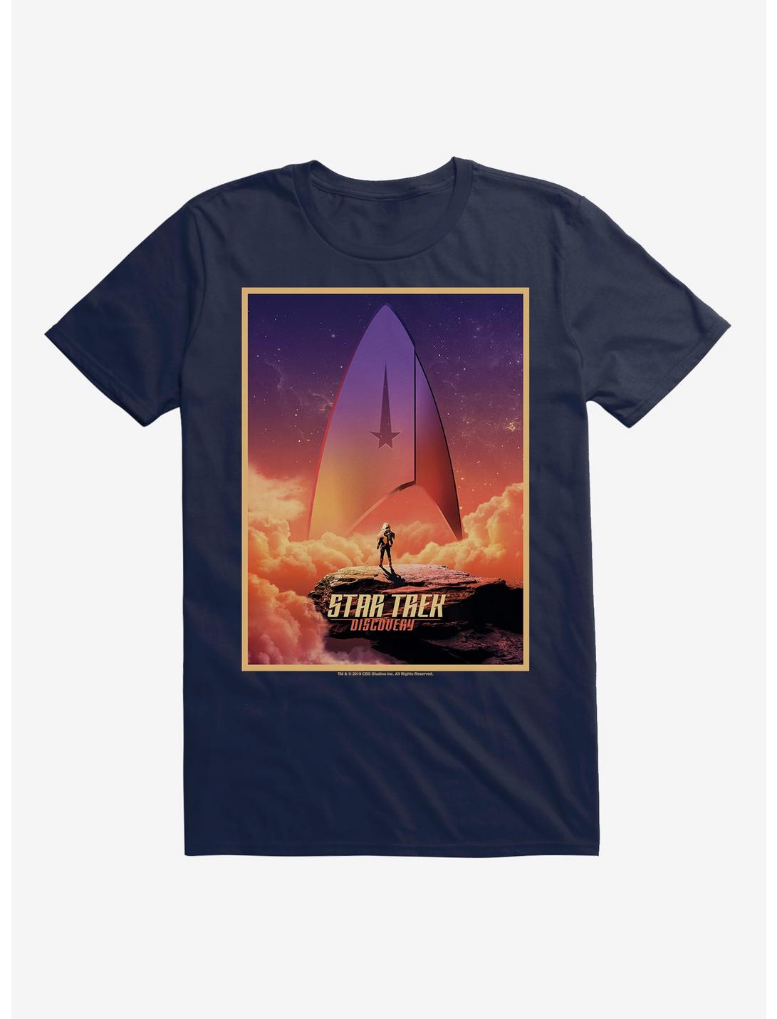 Star Trek Discovery Ship Poster T-Shirt, , hi-res