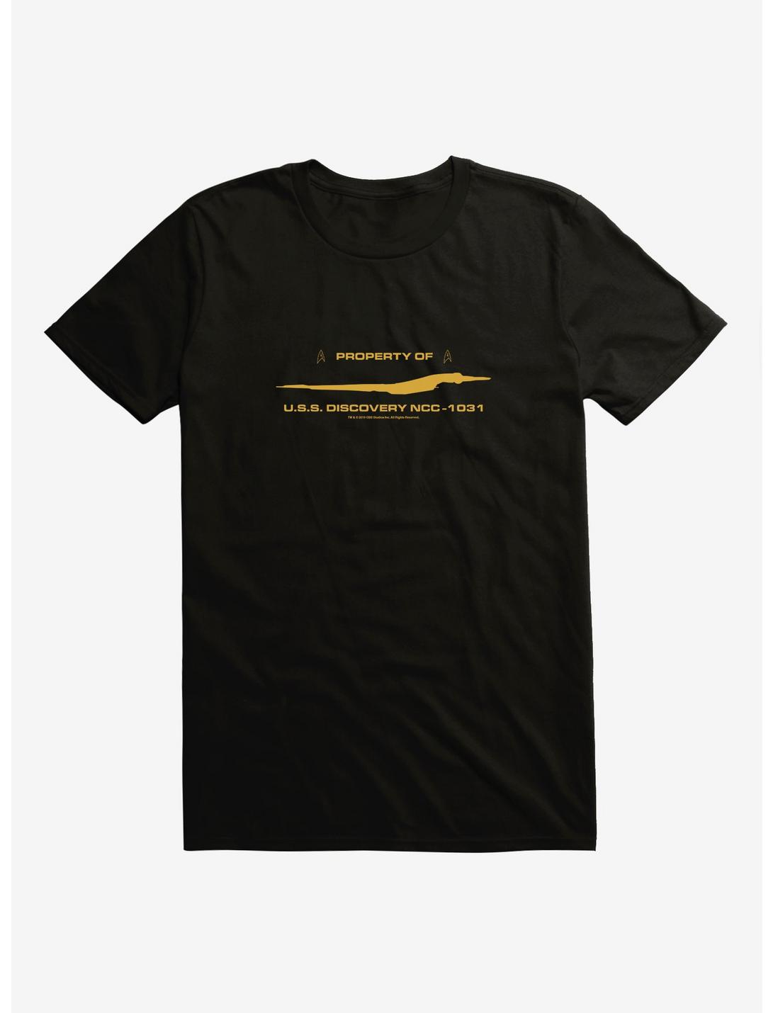 Star Trek Discovery NCC-1031 Logo T-Shirt, BLACK, hi-res