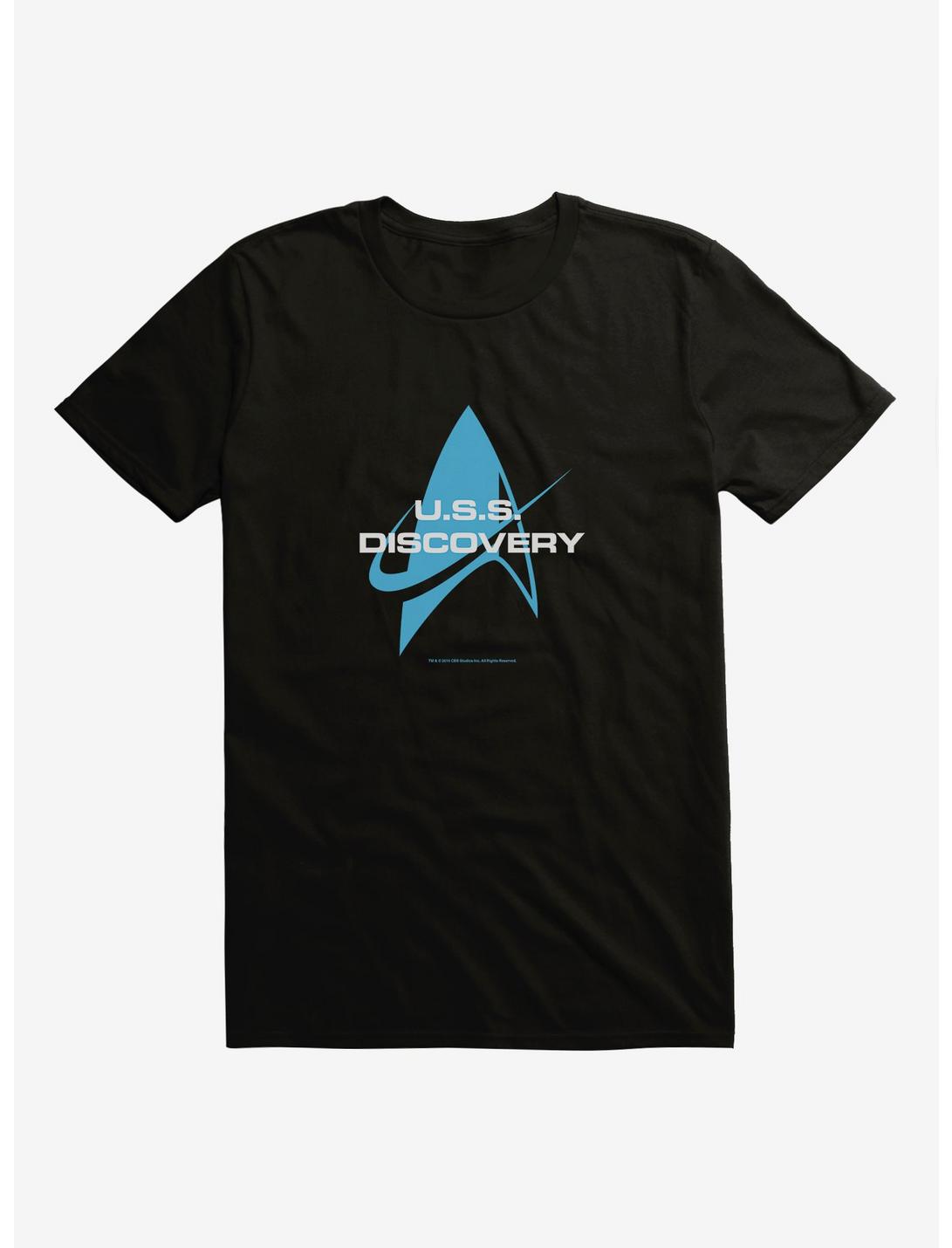 Star Trek Discovery USS Discovery Logo T-Shirt, BLACK, hi-res