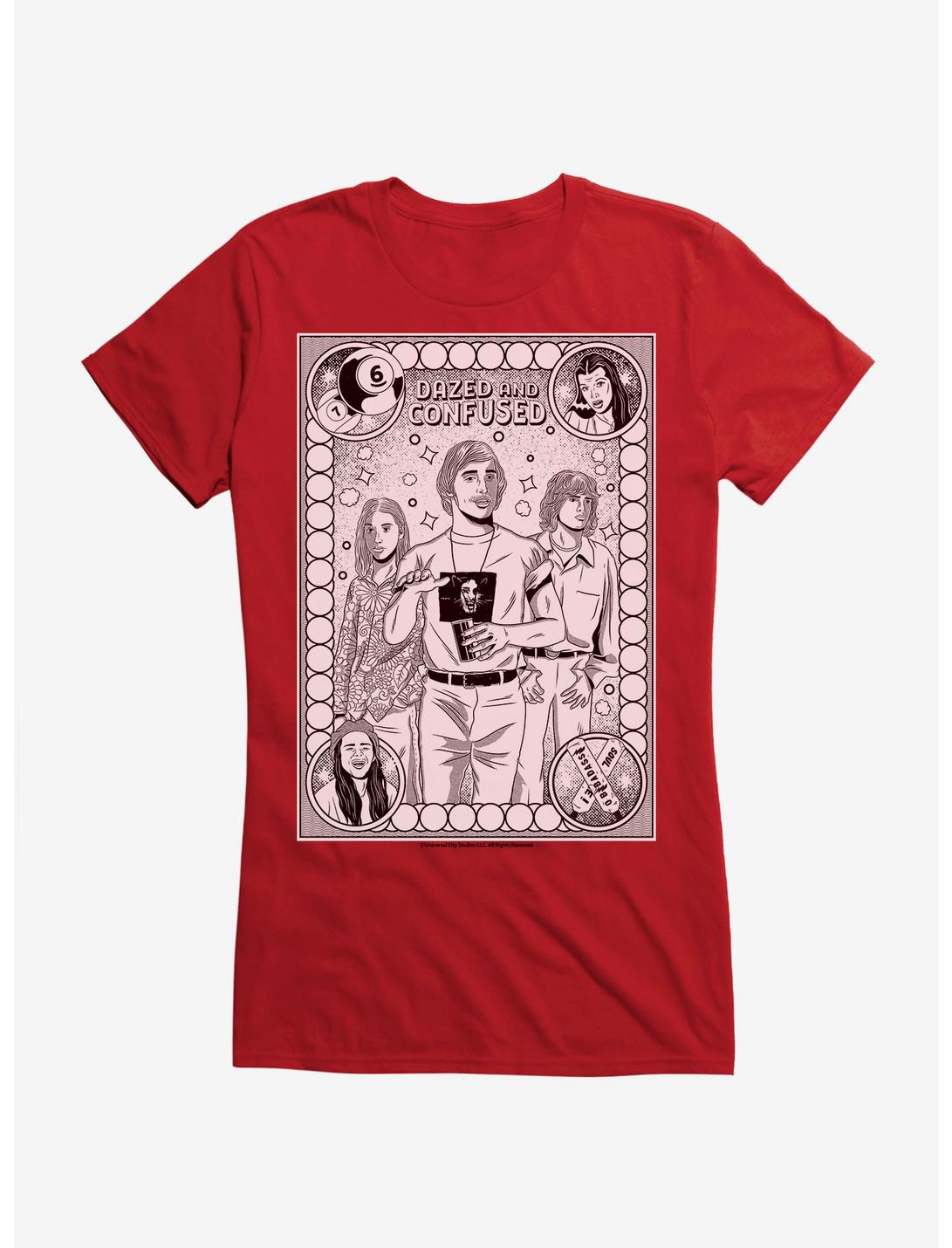 Dazed and Confused Sketch Poster Girls T-Shirt, , hi-res