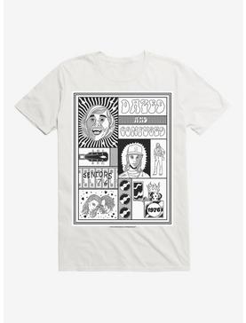 Dazed and Confused Black and White Collage T-Shirt, WHITE, hi-res