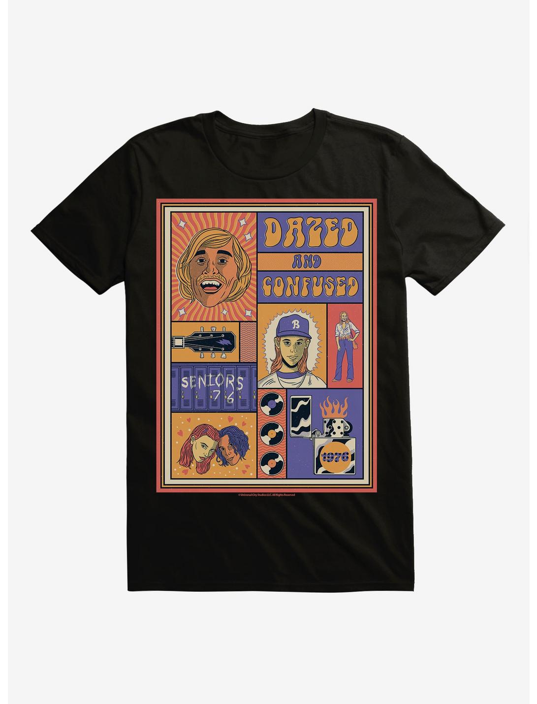 Dazed and Confused Collage T-Shirt, BLACK, hi-res