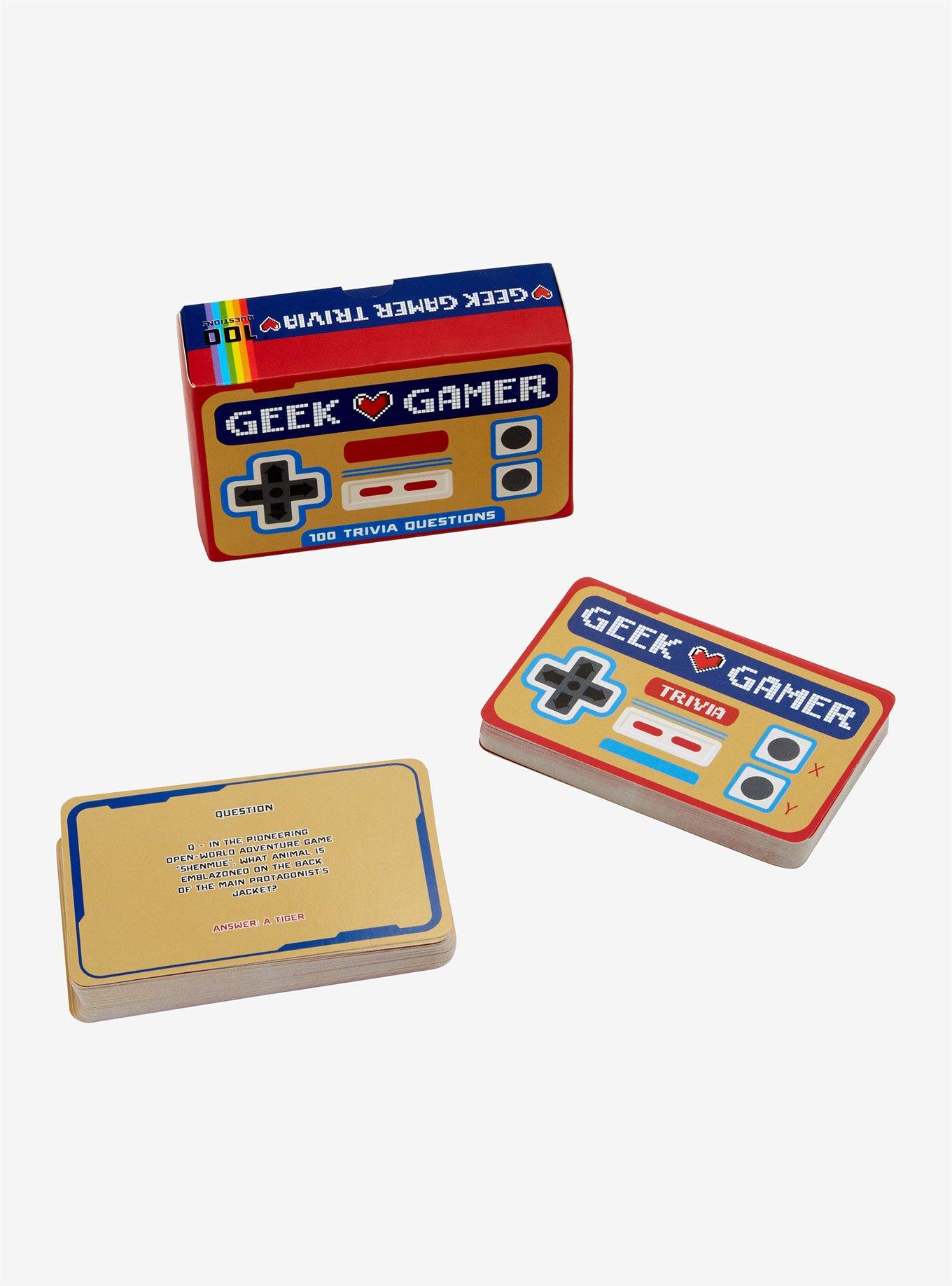 Geek Gamer Trivia Card Game, , hi-res