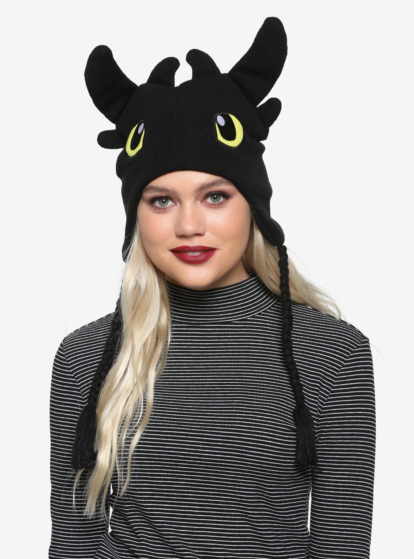 How To Train Your Dragon Toothless Tassel Beanie, , hi-res