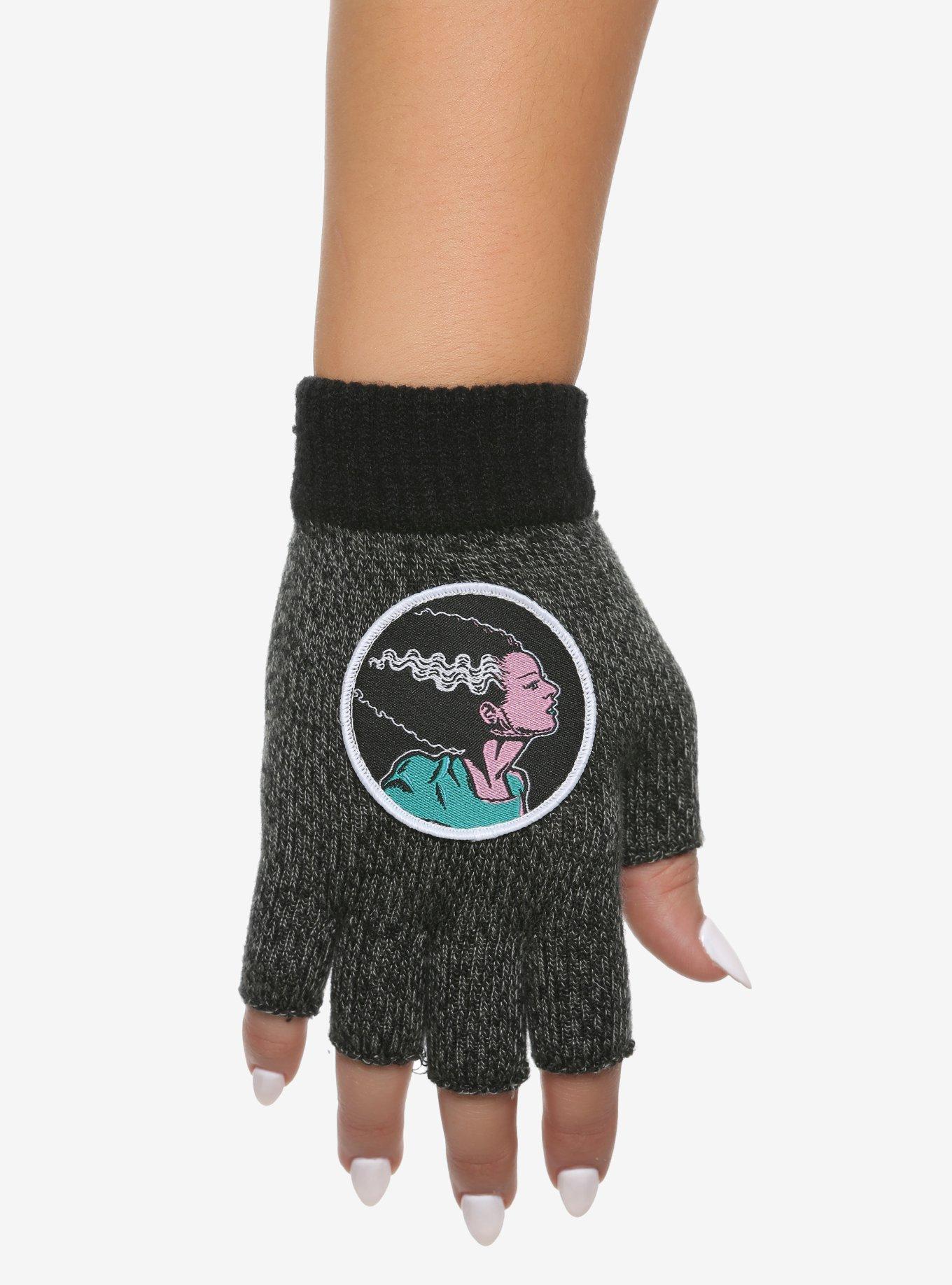 Universal Monsters Frankenstein & Bride Of Frankenstein Fingerless Gloves, , hi-res