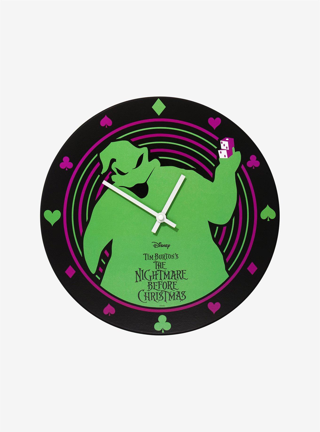 The Nightmare Before Christmas Oogie Boogie Glow-In-The-Dark Clock, , hi-res