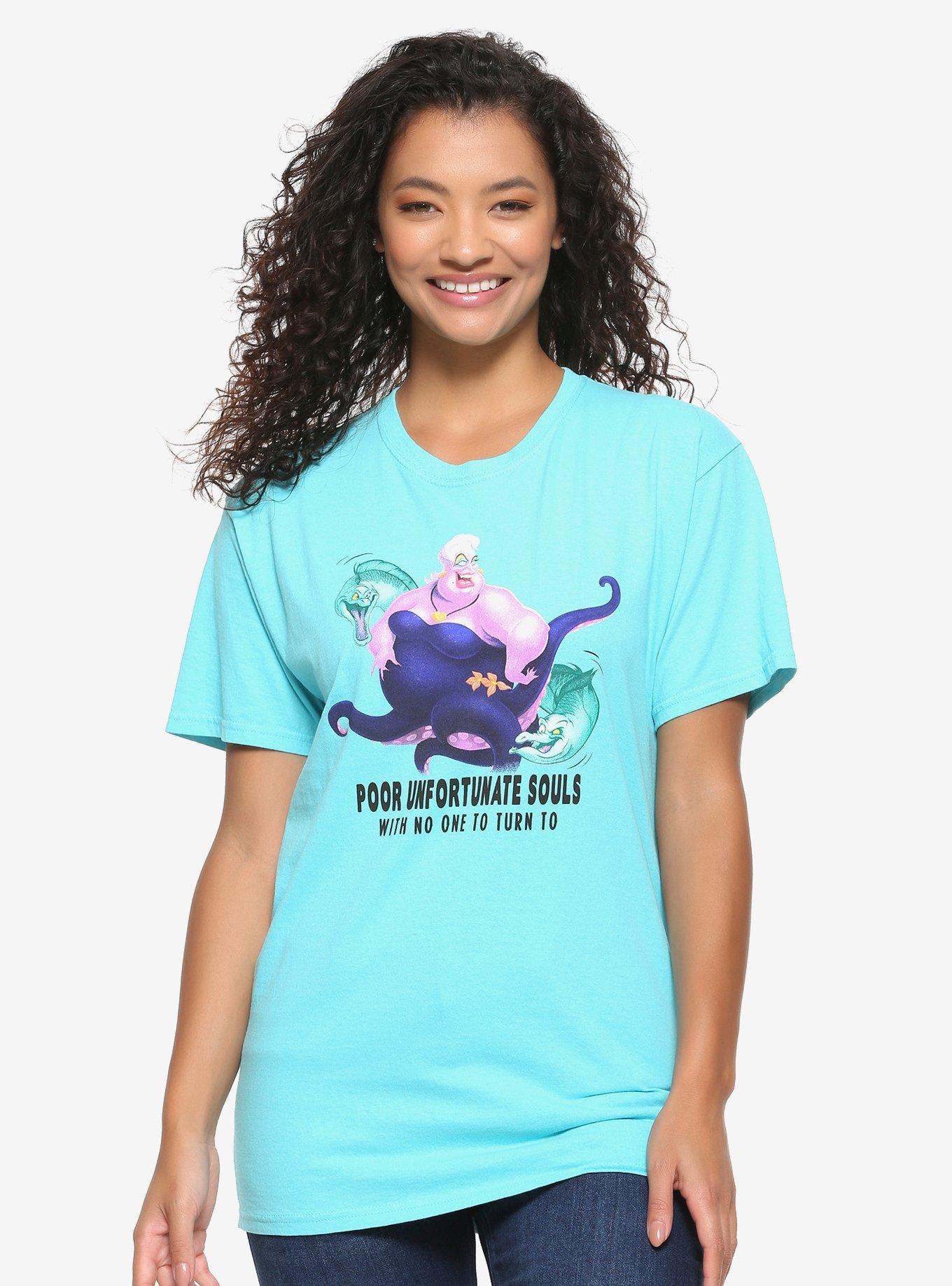 Disney The Little Mermaid Ursula Poor Unfortunate Souls Women's T-Shirt - BoxLunch Exclusive, GREEN, hi-res