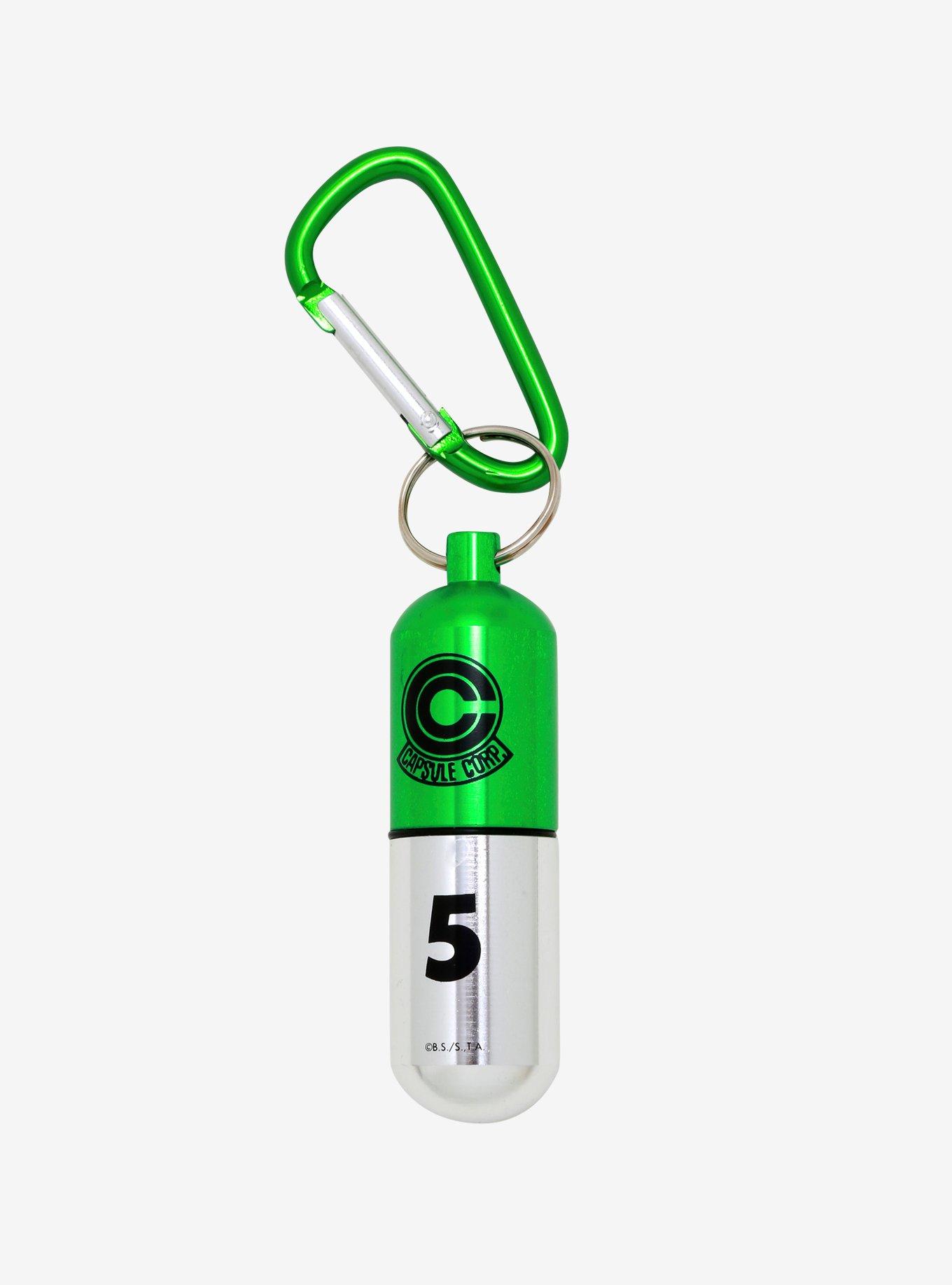 Dragon Ball Z Green Capsule Keychain, , hi-res