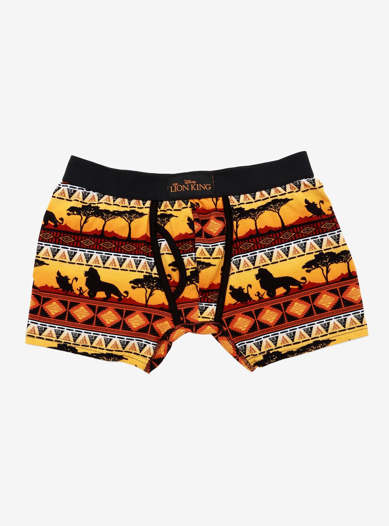 Disney The Lion King Geometric Print Boxer Briefs, MULTI, hi-res
