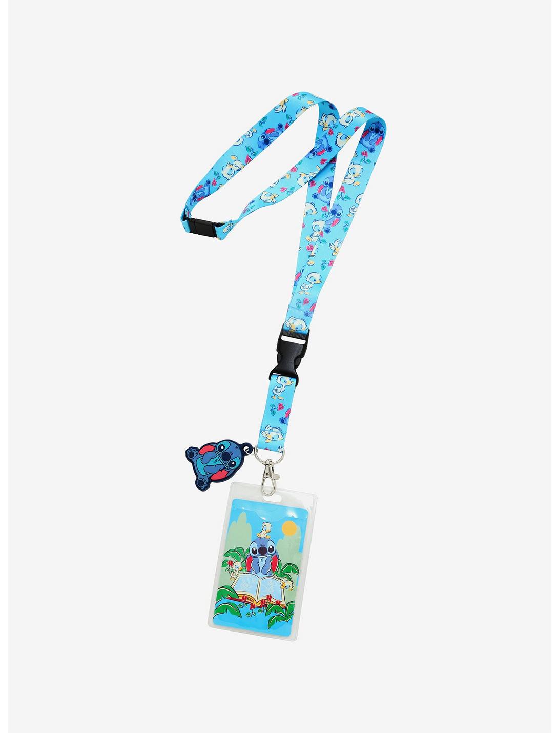 Disney Lilo & Stitch Ducklings Lanyard - BoxLunch Exclusive, , hi-res