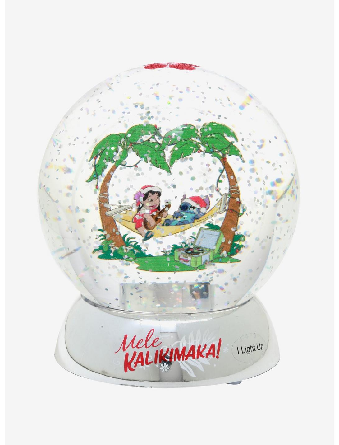 Disney Lilo & Stitch Hammock Light-Up Snow Globe, , hi-res