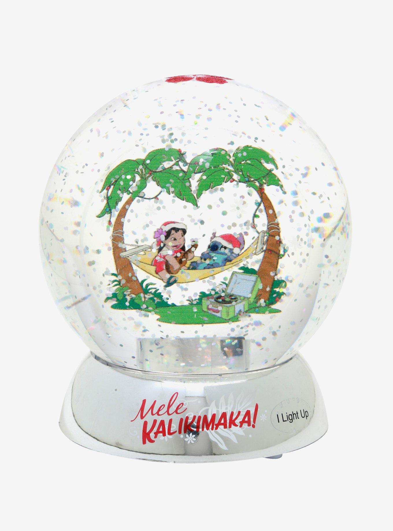 Disney Lilo & Stitch Light-Up Snow Globe Cute But Weird