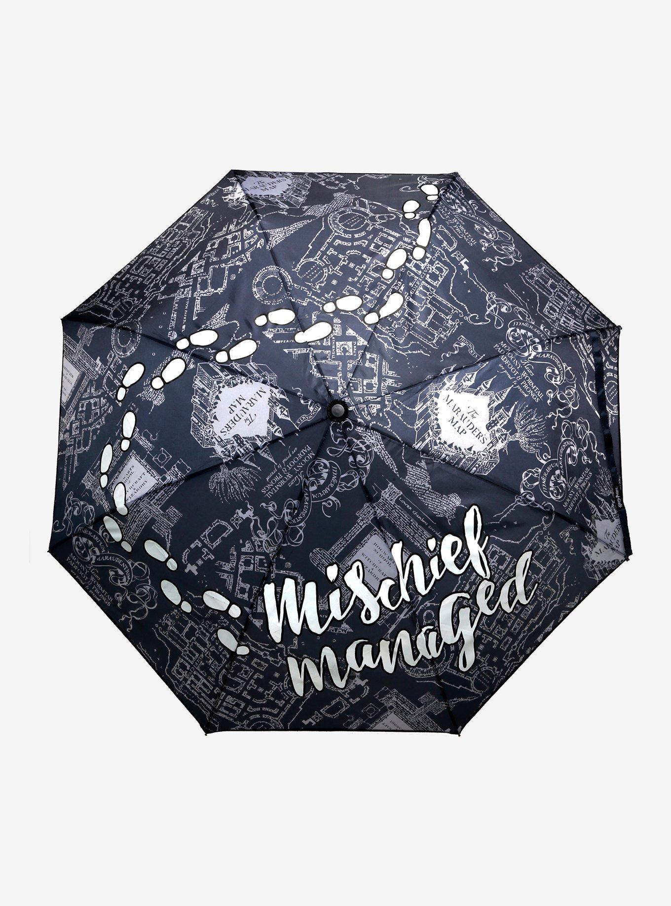 Harry Potter Marauder's Map Liquid Reactive Umbrella, , hi-res