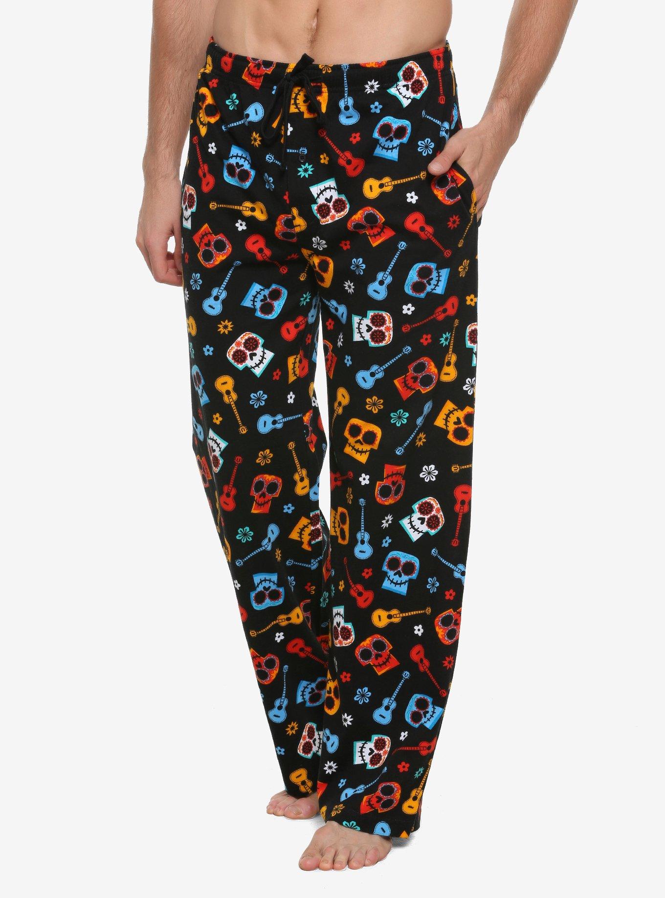 Disney Pixar Coco Skull Sleep Pants - BoxLunch Exclusive, , hi-res