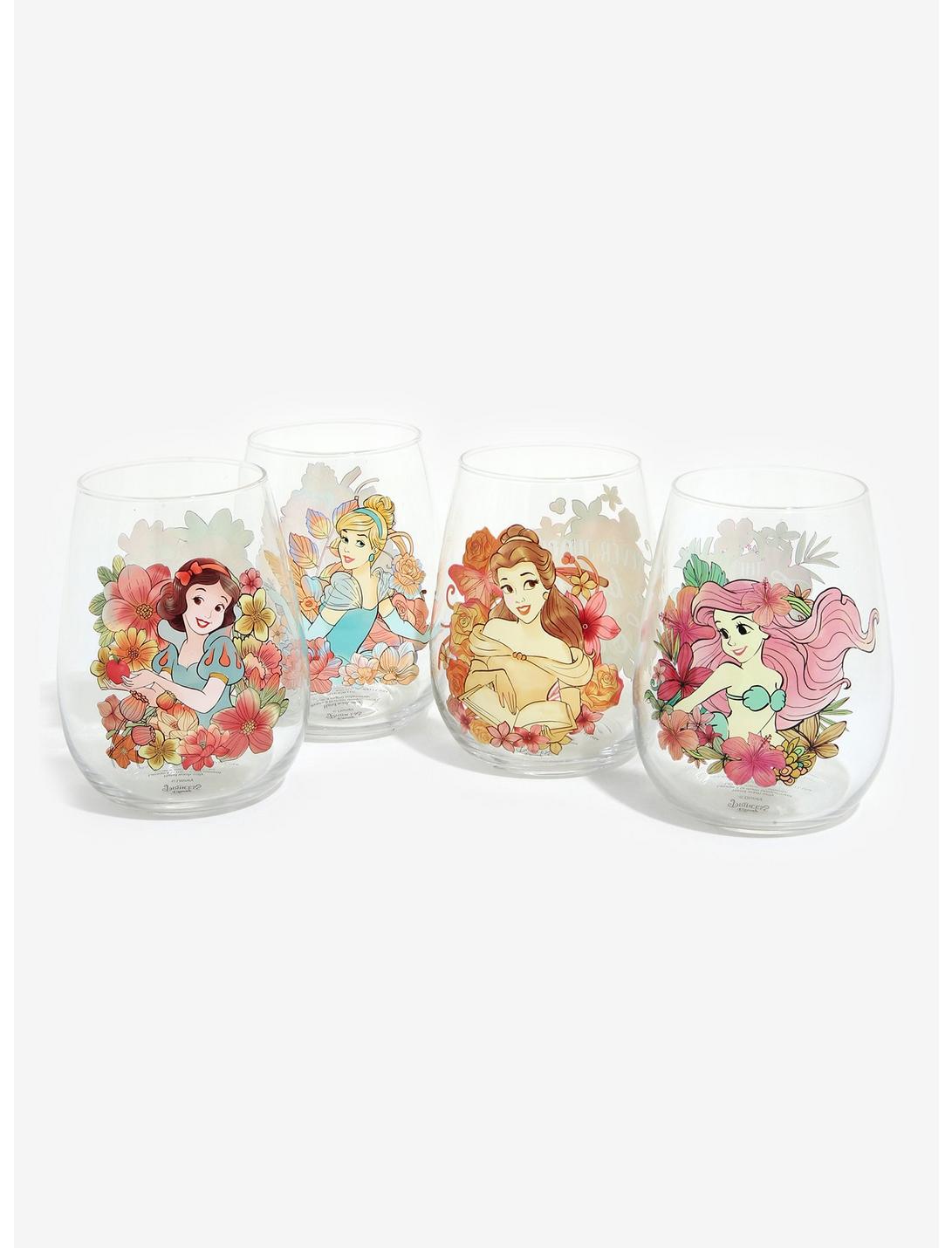 Disney Princess Contour Glass Tumbler Set, , hi-res