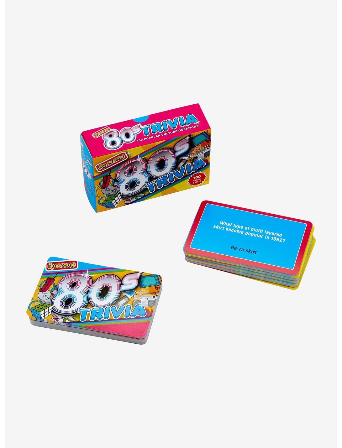 Awesome 80s Trivia Card Game, , hi-res