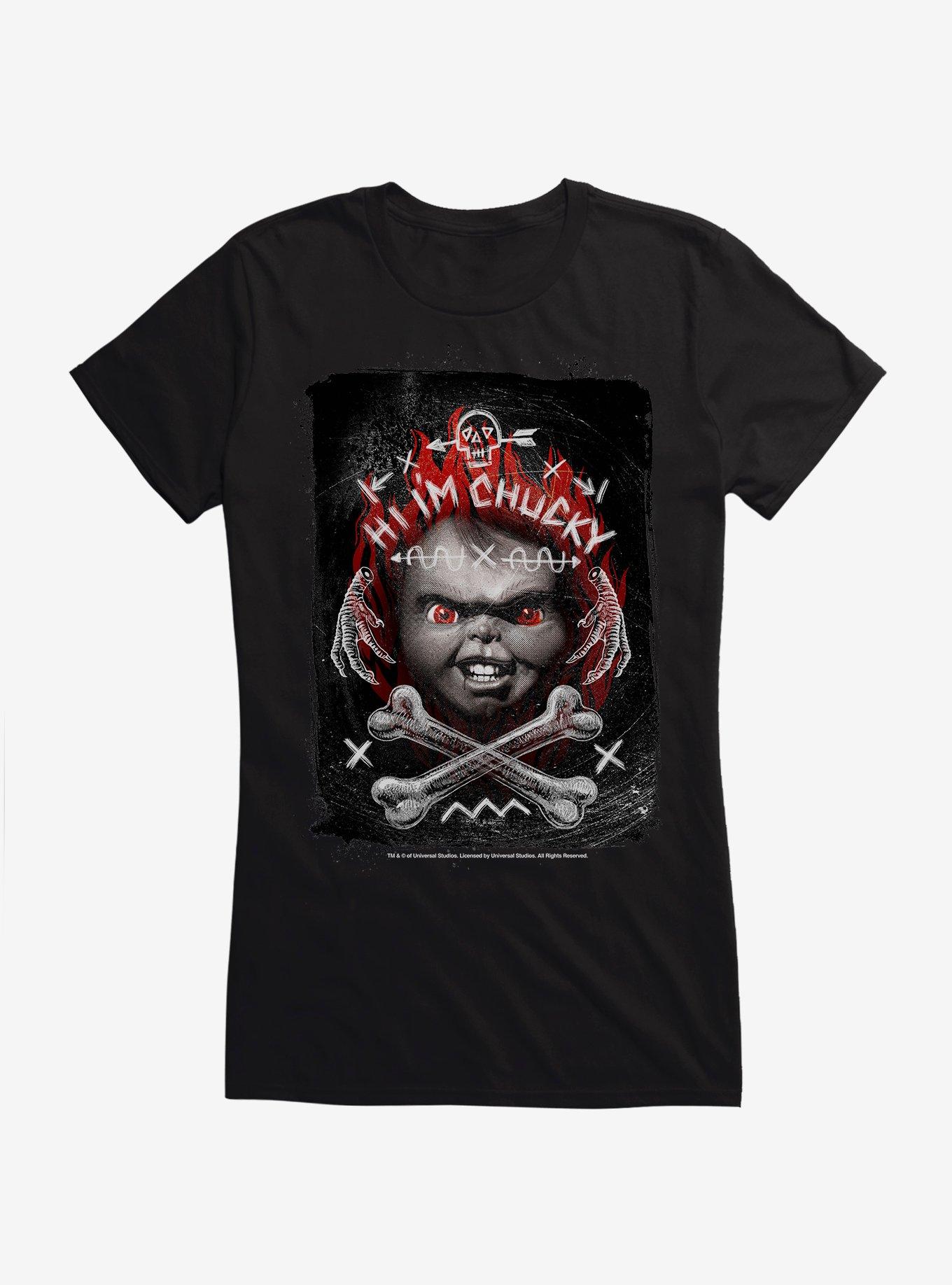Chucky Hi I'm Chucky Girls T-Shirt, , hi-res