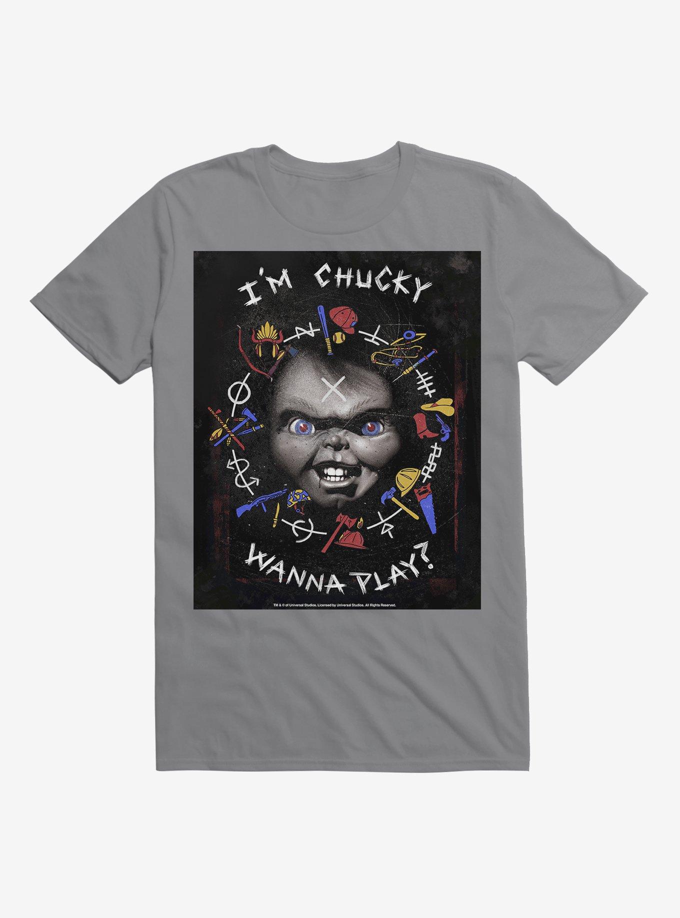 Chucky I'm Chucky Wanna Play T-Shirt, , hi-res