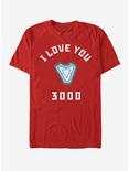 Marvel Avengers: Endgame I Love You Three Thousand T-Shirt, RED, hi-res