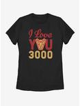 Marvel Avengers: Endgame Love You 3000 Arc Reactor Womens T-Shirt, BLACK, hi-res