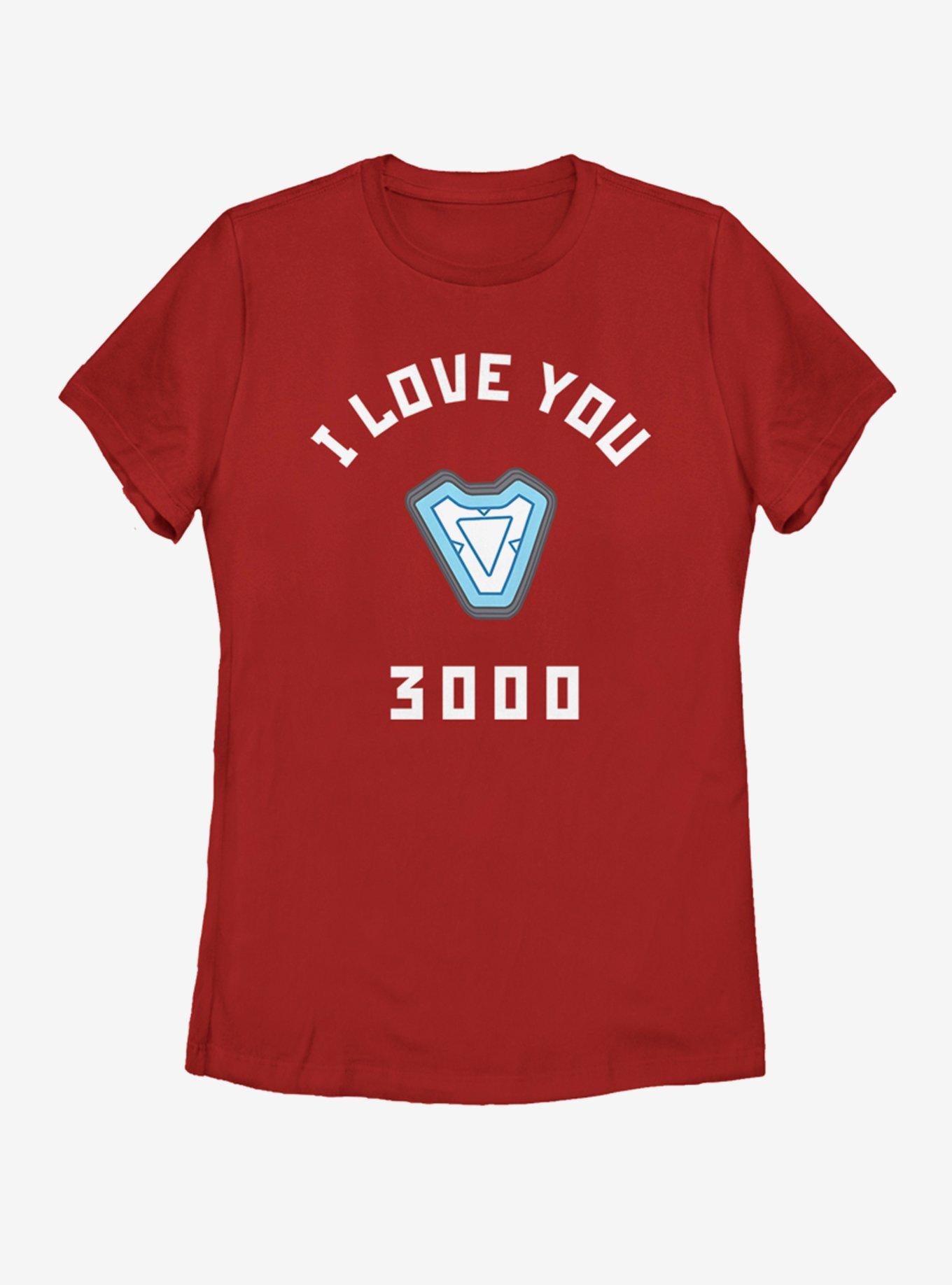 Marvel Avengers: Endgame I Love You 3000 Womens T-Shirt, , hi-res