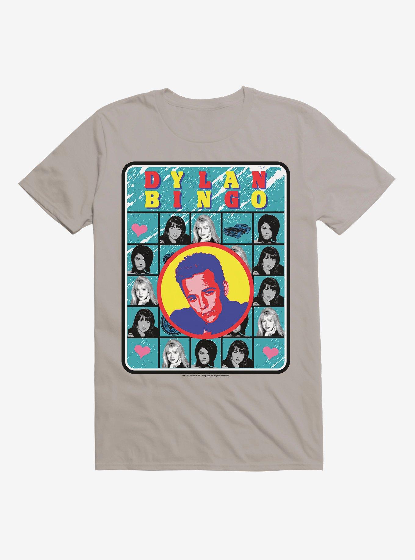 Beverly Hills 90210 Dylan Bingo T-Shirt, LIGHT GRAY, hi-res