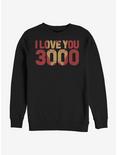 Marvel Avengers: Endgame Love You 3000 Sweatshirt, BLACK, hi-res