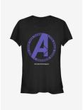 Marvel Avengers: Endgame You Know Girls T-Shirt, BLACK, hi-res
