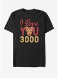 Marvel Avengers: Endgame Love You 3000 Arc Reactor T-Shirt, BLACK, hi-res