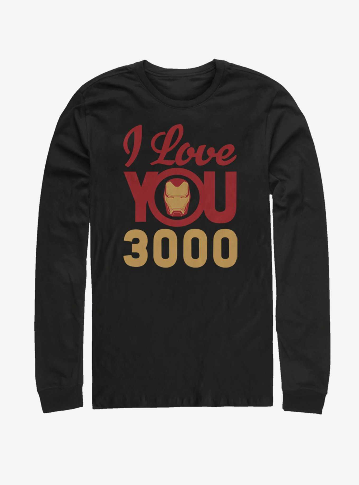 Marvel Avengers: Endgame Love You 3000 Icon Face Long-Sleeve T-Shirt, , hi-res